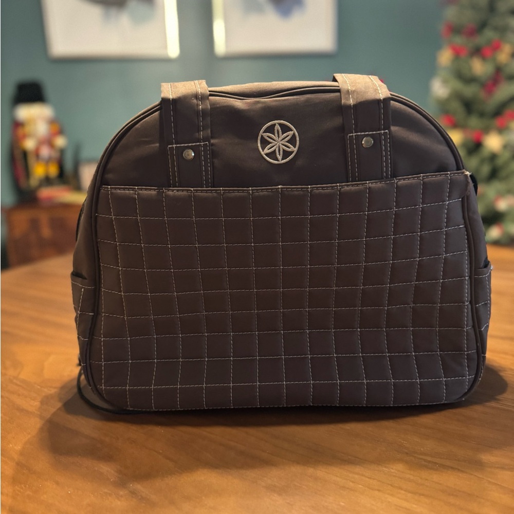 Quilted Brown Gaiam Yoga Bag